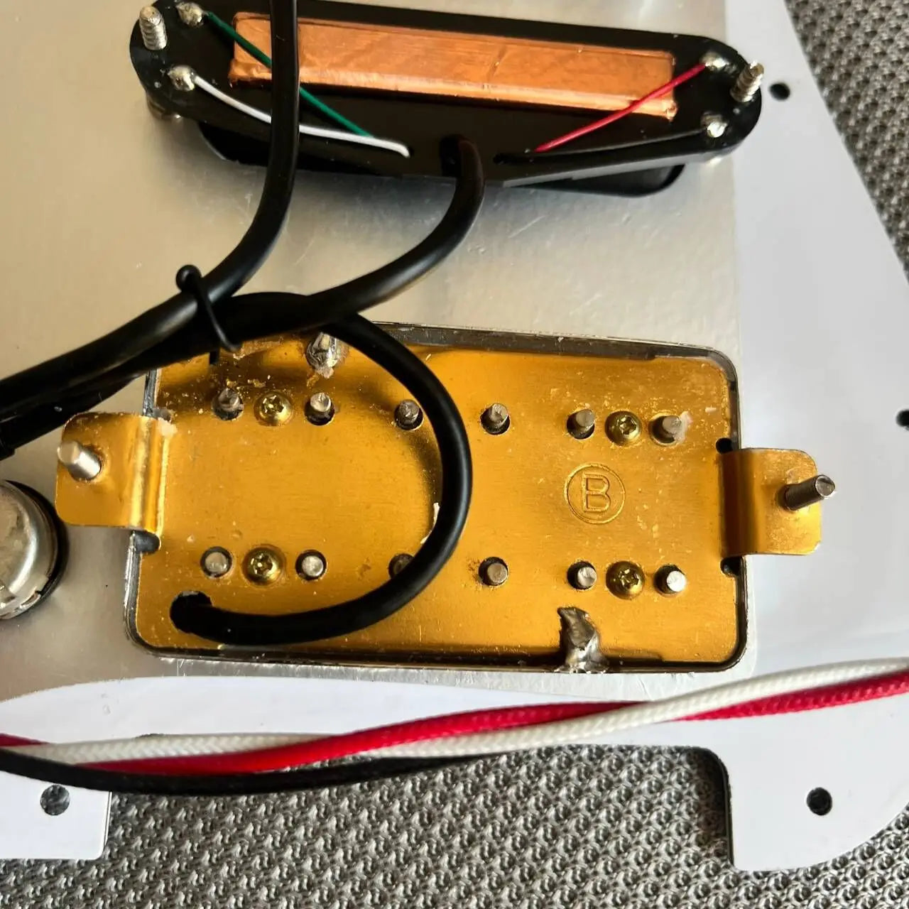 Alnico V HSH Guitar Prewired Loaded Pickguard, Multi Switches Wiring For Stratocaster Strat