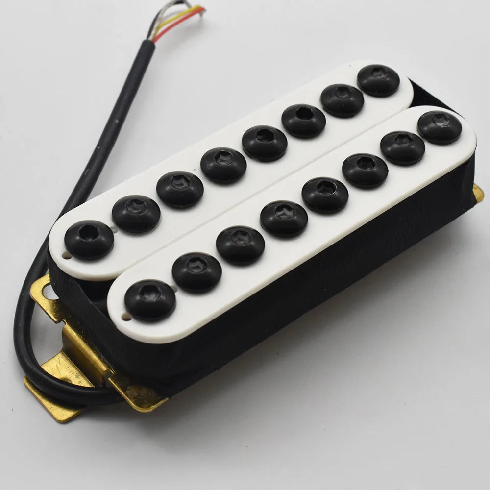 White 8 String Guitar Large Pole Humbucker Pickup For Schecter,Dean,Peavey,Jackson,Dean,Kiesel,Dean