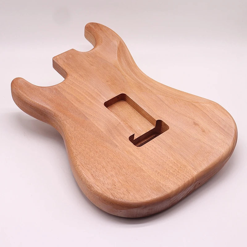 Okoume Wood Unfinished Guitar Body For Stratocaster Strat