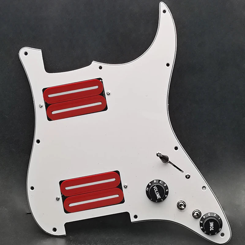 HH Guitar Prewired Loaded Pickguard For Fender Strat Stratocaster