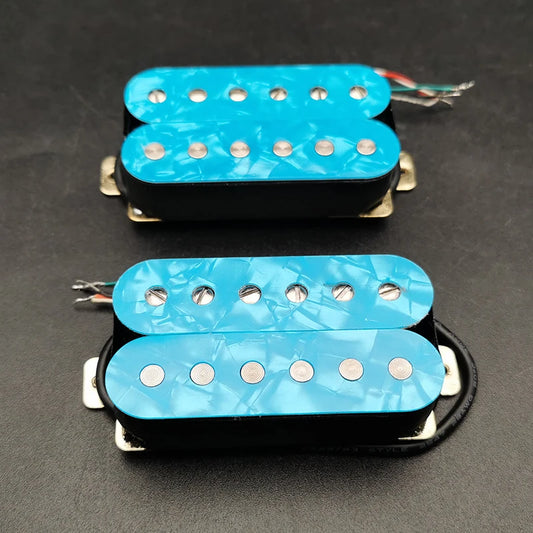 Blue Pearl Guitar Neck Bridge Humbucker Pickups For Schecter,Kramer,Kiesel,Ibanez,Fender,Washburn,ESP