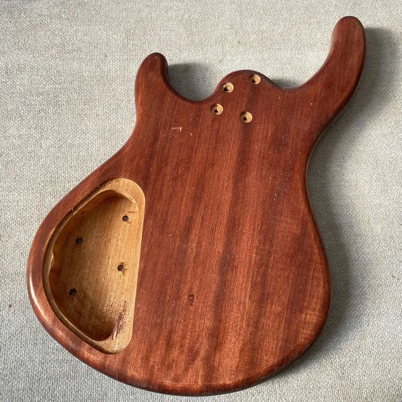 Okoume Wood 5 String Bass Guitar DIY Project Body