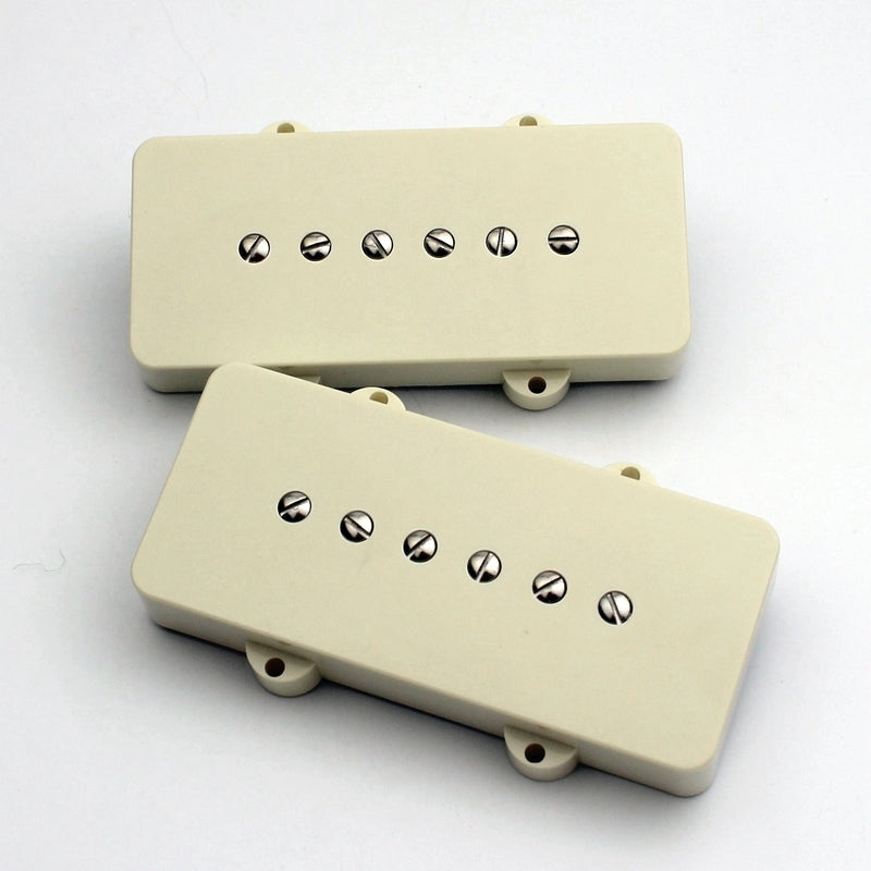 1 Set Alnico Guitar Neck and Bridge Soapbar Pickups For Jazzmaster