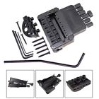 DIY 6 String Saddle Headless Electric Guitar Bridge Tailpiece Replacement/Black