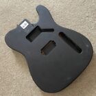 Matte Black Single Cut Guitar Body For Telecaster Tele