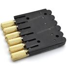 6 String Brass Headless Guitar Bridge Saddles Set