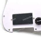 White HH Guitar Prewired Loaded Pickguard Plate with Closed Pickups For Strat ST