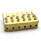 Brass 6 String Headless Guitar Nut String Lock Bridge System