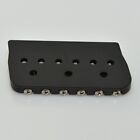 All Brass Black Multi-Scale Guitar Fixed Hardtail Bridge System