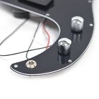 Black 4 String Bass Prewired Loaded Pickguard For Precision Bass