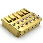 Brass 6 String Headless Guitar Nut String Lock Bridge System