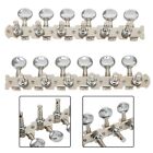 12-string Acoustic Guitar Tuning Pegs Tuners Key 6L 6R Round Machine Heads/Parts