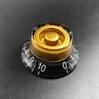 Gold Guitar Top Hat Volume Tone Control Knobs For Epiphone/Ibanez/Burny/Edwards