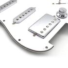 HSS Guitar Prewired Loaded Pickguard with Chrome Pickups For Stratocaster ST