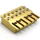 Brass 6 String Headless Guitar Nut String Lock Bridge System