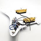 HH White Guitar Loaded Prewired Pickguard For Stratocaster ST