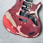 HSH Red Guitar Basswood Body For Stratocaster Strat