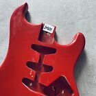 Glossy Red SSS Guitar Basswood Body For Stratocaster Strat