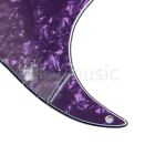 Purple Pearloid Guitar Two Humbuckers HH Pickguard Plate Fit Strat ST