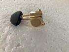 Gold 3R3L Guitar Tuning Pegs with Black Buttons For Martin/Washburn/Ibanez/Rogue