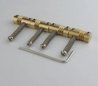 4pcs 4 String Bass Guitar Brass Saddles Bridge For Precision/Jazz Bridge