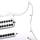 HSH Guitar Loaded Prewired Pickguard with Large Pole Pickups For Stratocaster