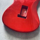 Glossy Red SSS Guitar Basswood Body For Stratocaster Strat