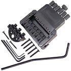 DIY 6 String Saddle Headless Electric Guitar Bridge Tailpiece Replacement/Black