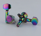 6R Rainbow Finish Lock Guitar Tuning Pegs Tuners For Fender Tele Strat