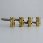 4pcs Brass 4 String Bass Brass Compensated Saddles For Precision/Jazz Bass