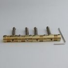 4pcs Brass 4 String Bass Brass Compensated Saddles For Precision/Jazz Bass