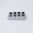 Guitar Bridge 1 Set Bass Bridge For 4 Strings Electric Bass Chrome ( #0823 )