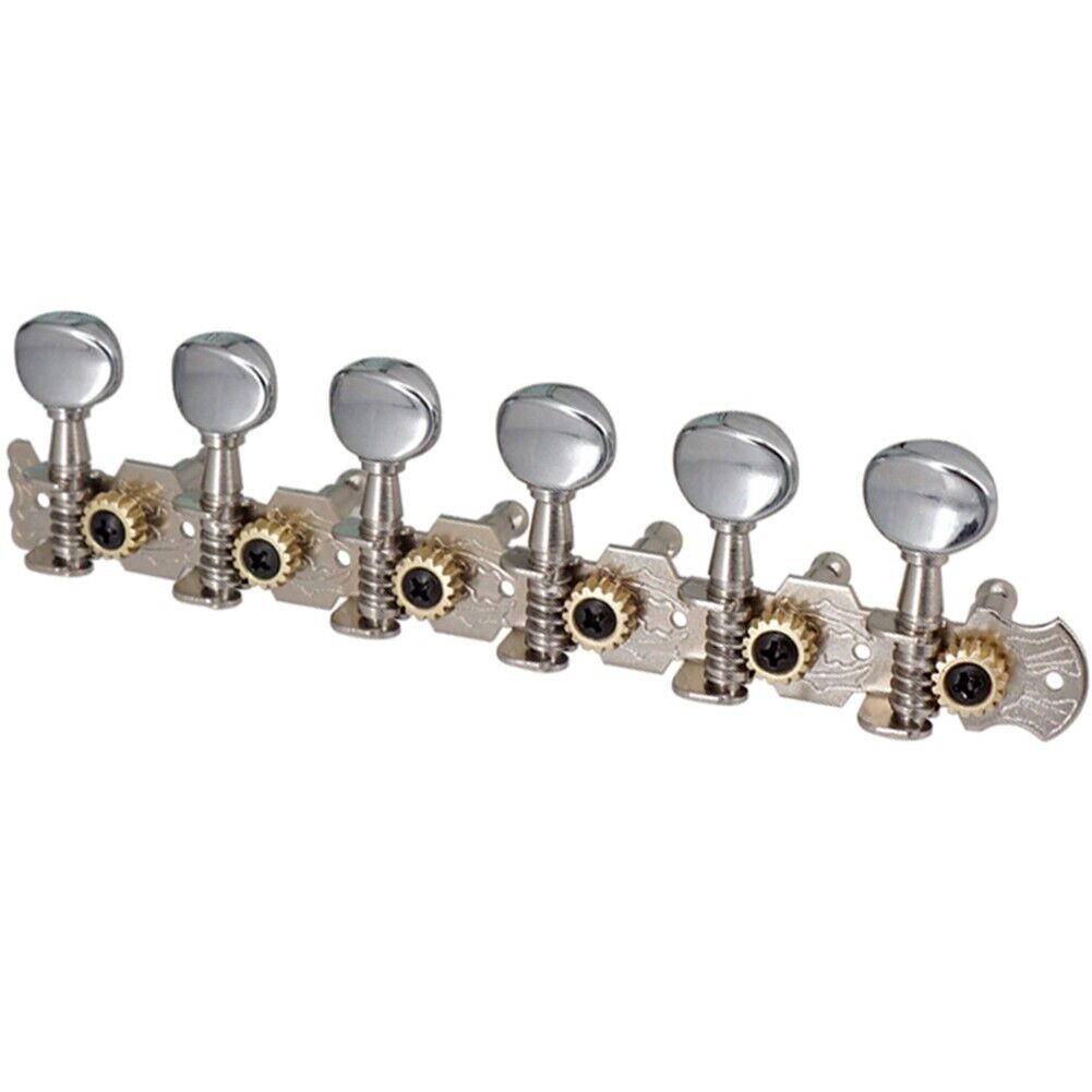 12-string Acoustic Guitar Tuning Pegs Tuners Key 6L 6R Round Machine Heads/Parts