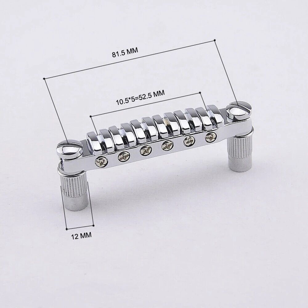 Chrome Ibanez QuickChange III Bridge Tailpiece Set