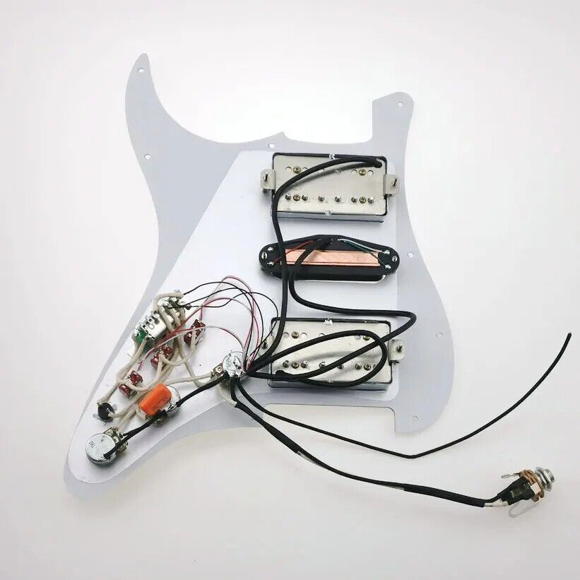 HSH Guitar Loaded Prewired Pickguard, MultiFunction Wiring For Fender Strat ST