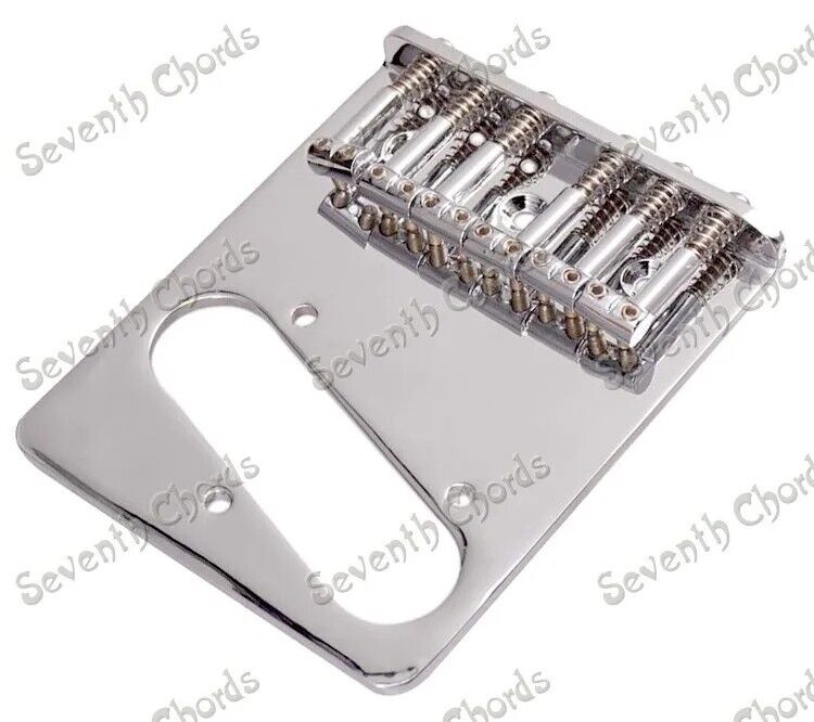 Chrome Vintage Guitar Fixed Ashtray Bridge For Fender Telecaster Tele