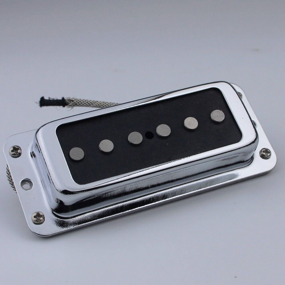 Alnico 5 Guitar Neck Pickup in Chrome