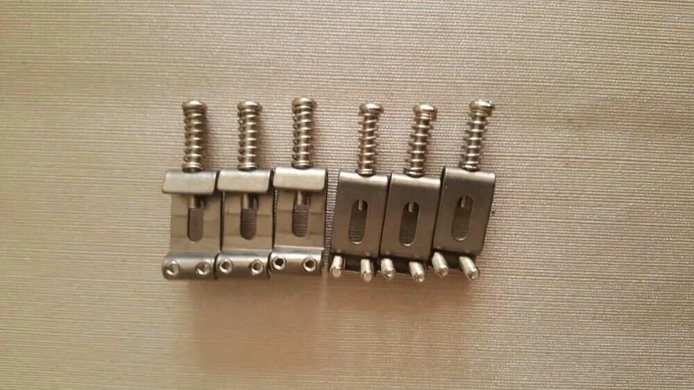 Vintage Titanium Guitar Bridge Tremolo Saddles 10.5mm For Stratocaster Strat