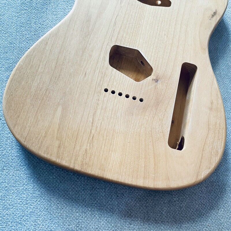 Solid Alder Wood String Through Body Guitar Body For Tele Telecaster