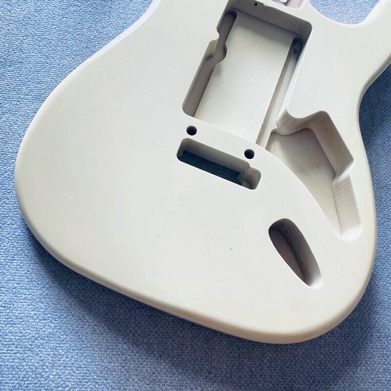 Cream White Color Basswood Guitar Body For Stratocaster Strat