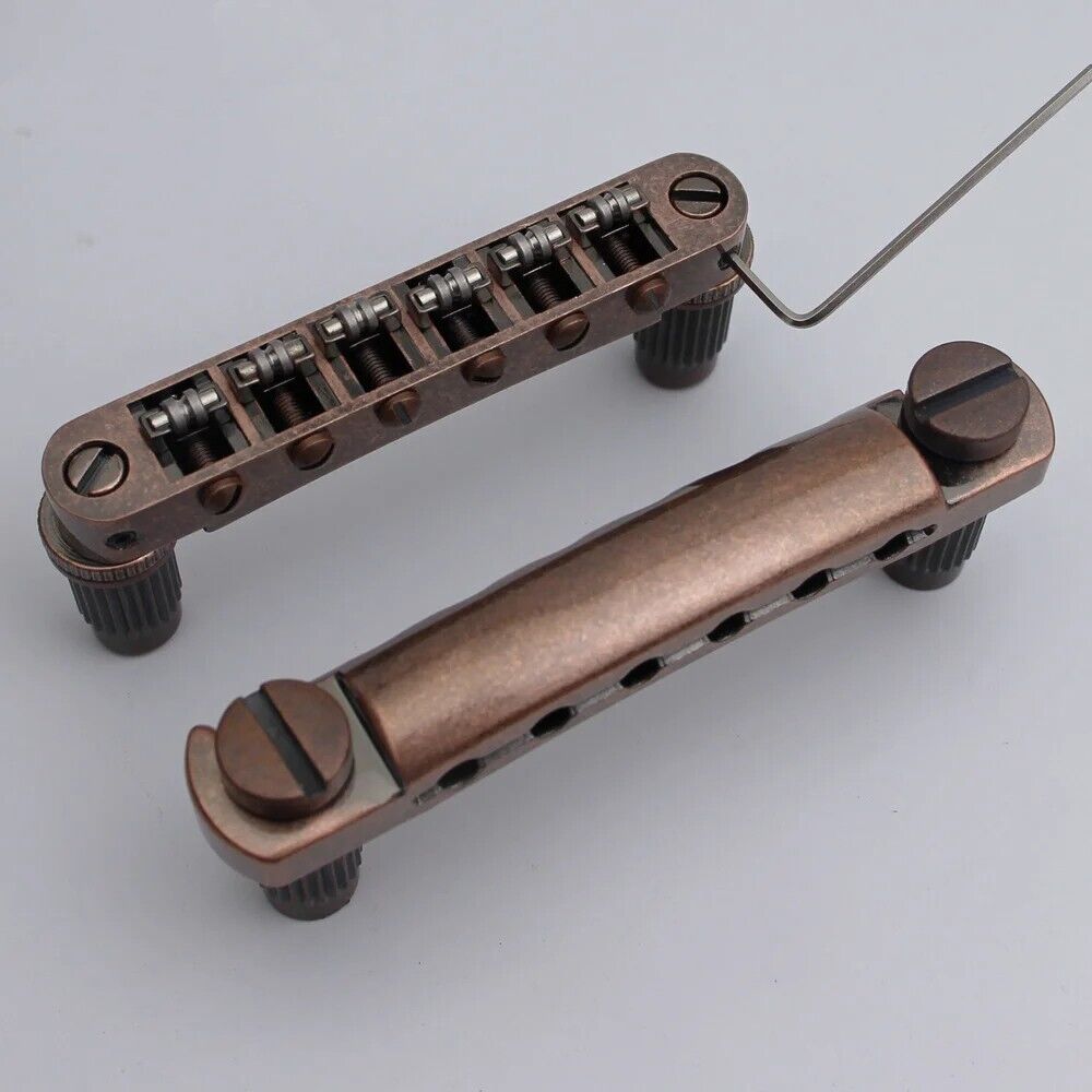 Bronze Tune O Matic Guitar Bridge and Tailpiece For Epiphone/Gibson Les Paul LP