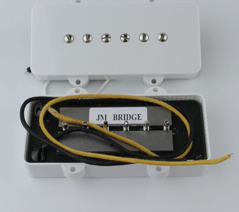 White Guitar Sopabr Alnico Pickups Set For Jazzmaster