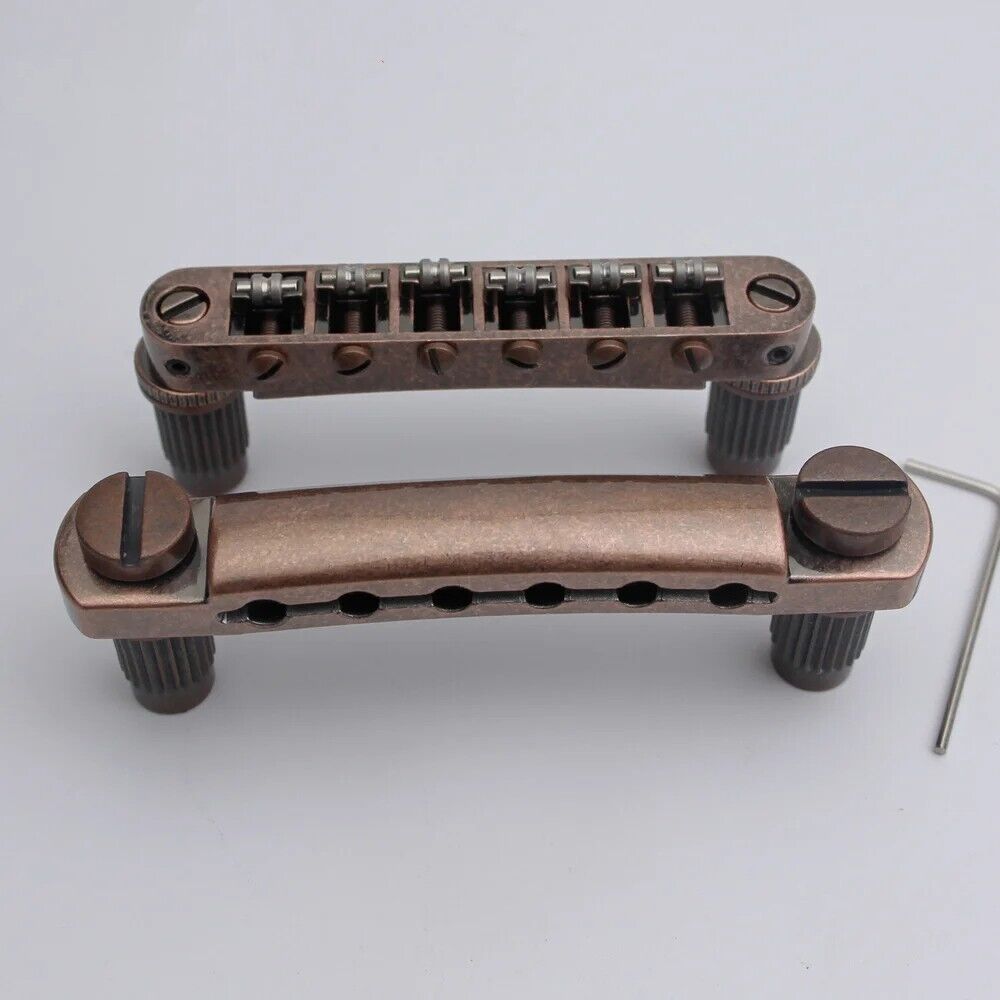 Bronze Tune O Matic Guitar Bridge and Tailpiece For Epiphone/Gibson Les Paul LP