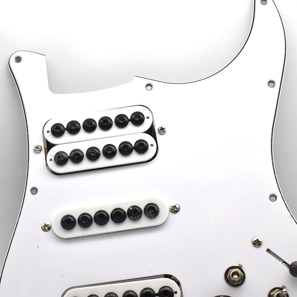 HSH Guitar Loaded Prewired Pickguard with Large Pole Pickups For Stratocaster