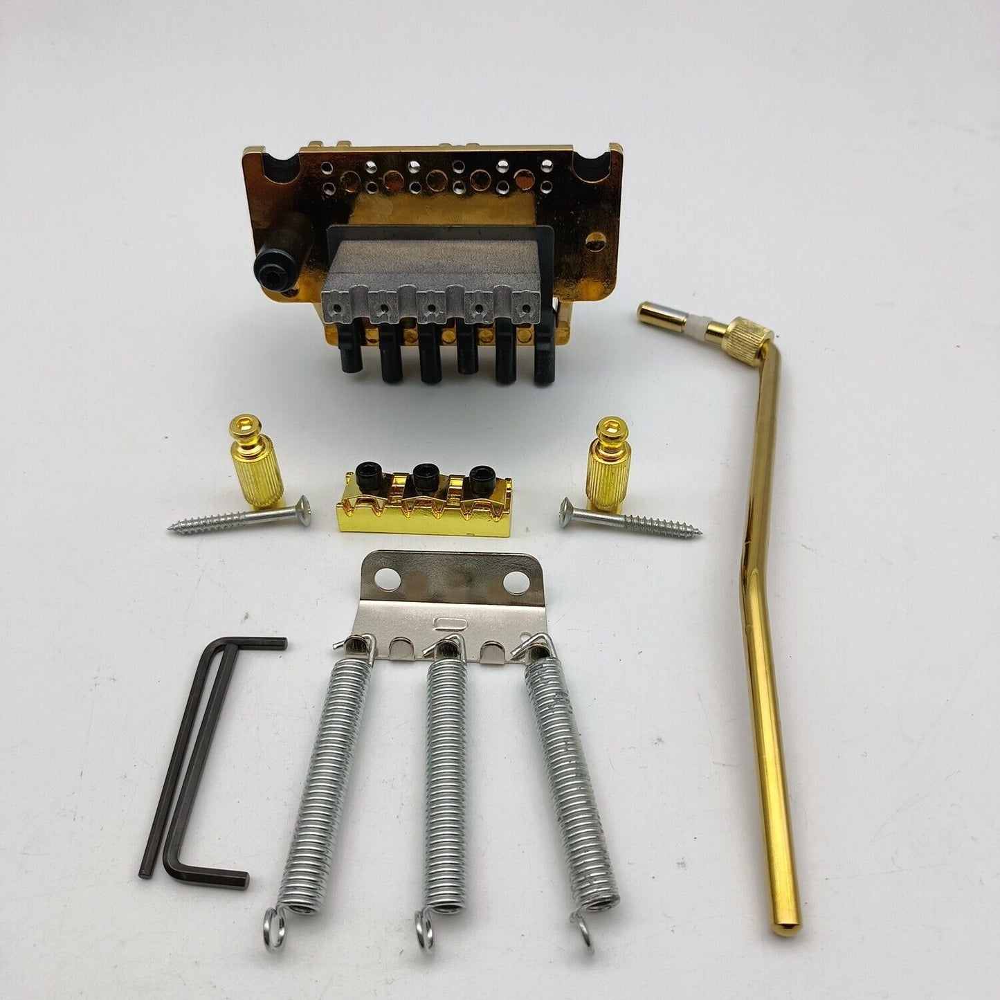 Gold Floyd Rose II Double Locking Tremolo System Bridge for ST LP Guitar