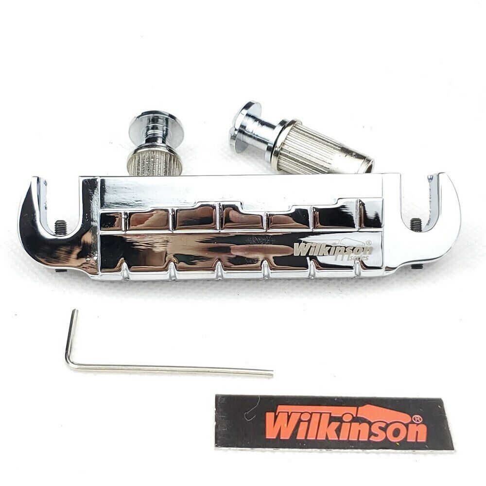 Guitar Bridge Wilkinson Adjustable Wraparound Electric Guitar Bridge Tailpiece