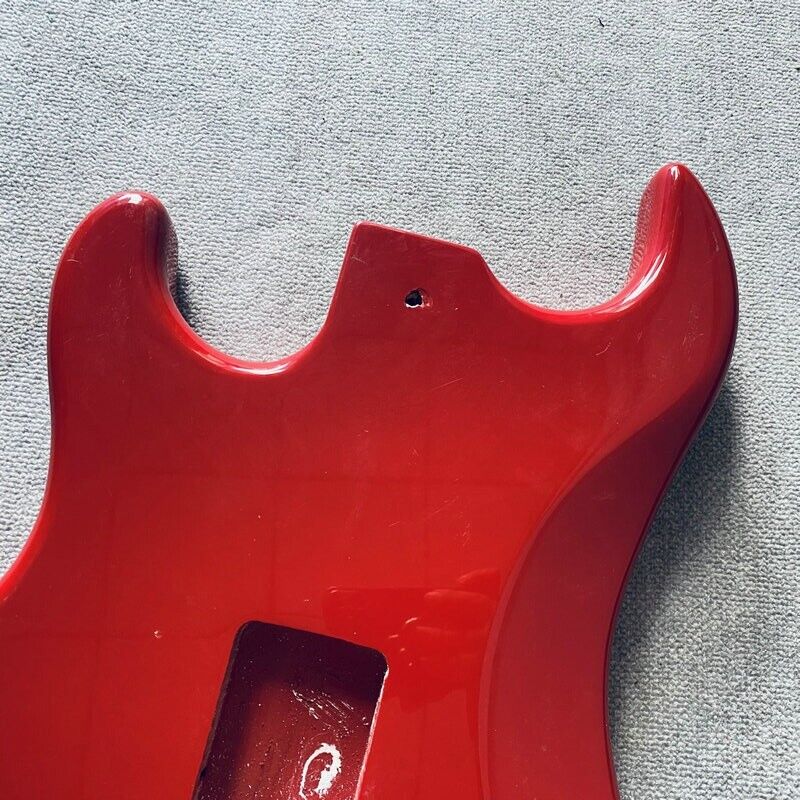 Glossy Red SSS Guitar Basswood Body For Stratocaster Strat