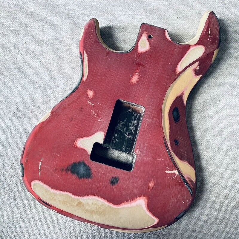 HSH Red Guitar Basswood Body For Stratocaster Strat