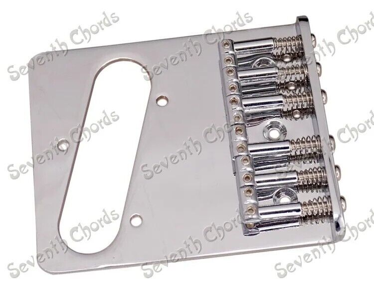 Chrome Vintage Guitar Fixed Ashtray Bridge For Fender Telecaster Tele