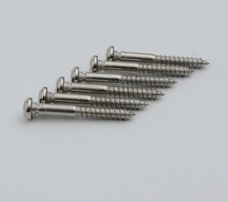 6 Pcs/Set Guitar Bridge Tremolo Screws For Fender,G&L,Ibanez,Suhr,Cort,Squier